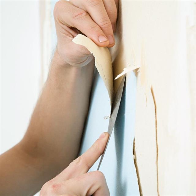 بهترین روش کندن کاغذ دیواری